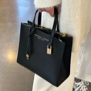 Mini grind coated leather tote hotsell